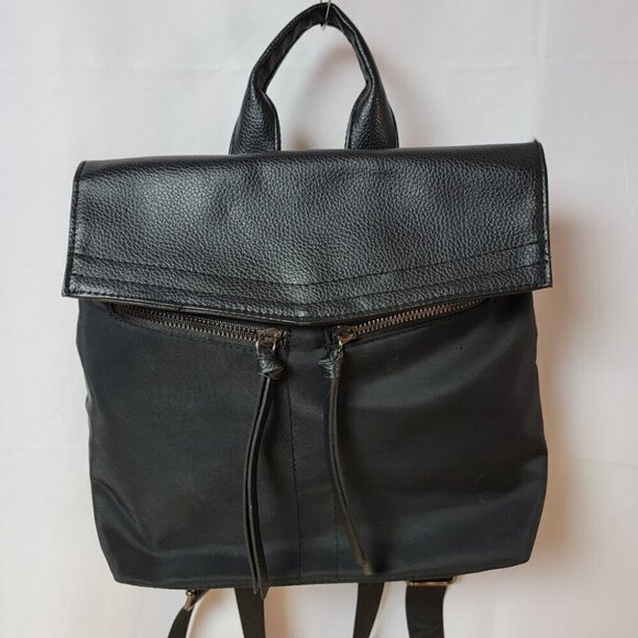 Botkier New York Black Trigger Mini Backpack Purse - Picture 2 of 7